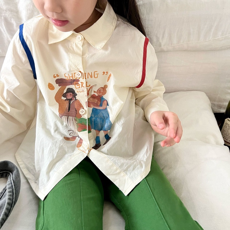 【2023春新作】韓国風子供服 ベビー服 キッズ  男女兼用　カジュアル  長袖　トップス　シャツ