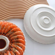 ブームが巻き起こる 新品 皿 陶磁器 食器 レストラン 寿司皿 ギャザリング 海老皿  餃子皿 トレンド