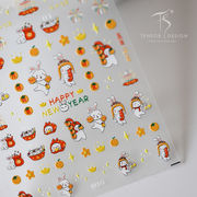 ネイルシール 貼るだけ 5D ネイルパーツ ネイル用装飾 可愛いネイル飾り 貼り付け デコパーツ