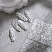 ネイルシール 貼るだけ 5D ネイルパーツ ネイル用装飾 可愛いネイル飾り 貼り付け デコパーツ