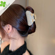 バンスクリップ ヘアピン ラインストーン 髪飾 ヘアクリップ ヘアアクセサリー 可愛い