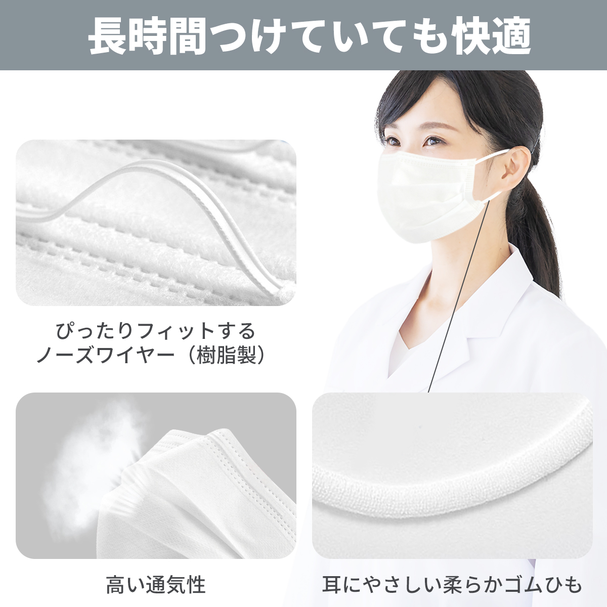 サージカルマスク 医療用 マスク JIS T9001 クラスII 個包装
