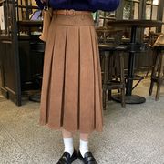 【NEW即納商品】韓国風レディース服  着痩せ　Aライン　オシャレ　ロングスカート