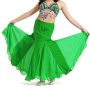 春新品 激安 ベリーダンス衣装 子供 コスチューム インドダンス ステージ フリル マーメイドスカート 8色