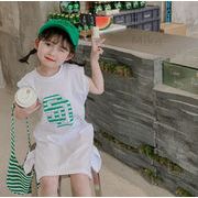 半袖 韓国子供服 キッズ 女の子 2023新作 可愛い 子供服 ワンピース ワンピース デザイン感