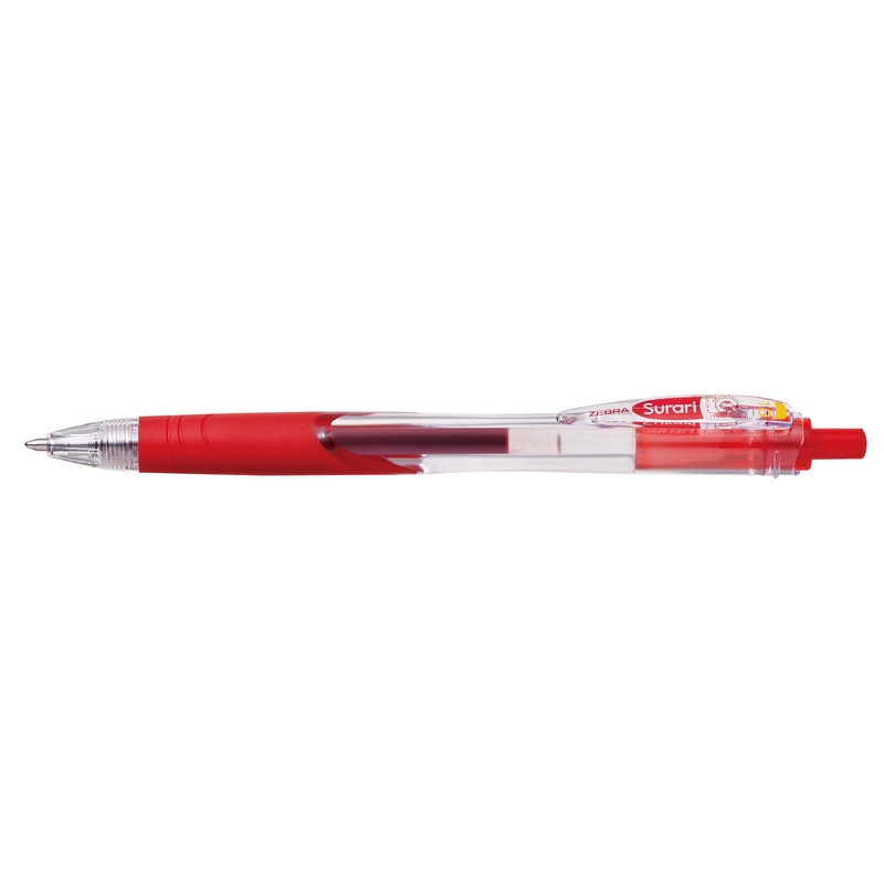 ゼブラ なめらか油性ボールペン スラリ1.0 赤 BNB11-R