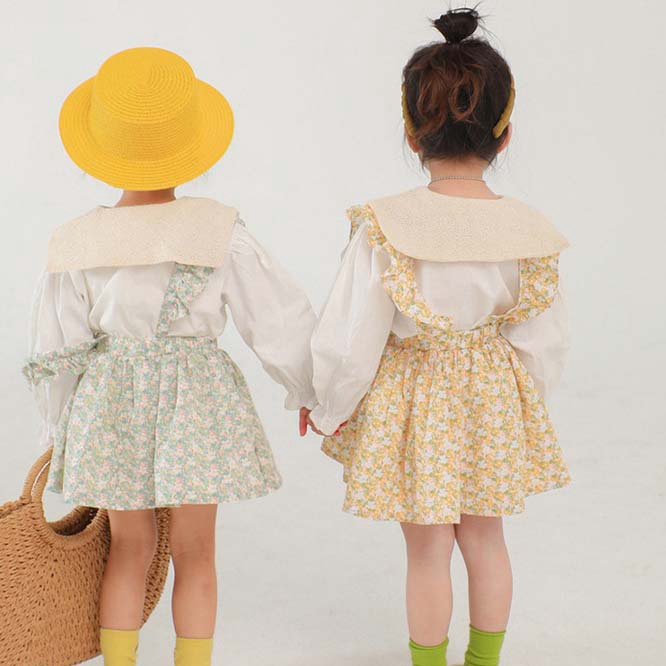 【2023春新作】韓国風子供服 ベビー服 キッズ 女の子 オーバーオール サロペット ワンピース