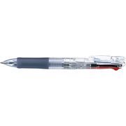ゼブラ 4色ボールペン クリップオンG 4CE 透明 B4A3-C
