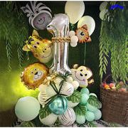 誕生日風船セット　お祝い用品　装飾もの　デコレーション　数字風船　ハート風船　動物型　大人気