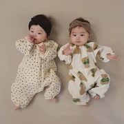 【人気新品】韓国風子供服 ベビー服 トップス 超可愛い 連体服 キッズ服