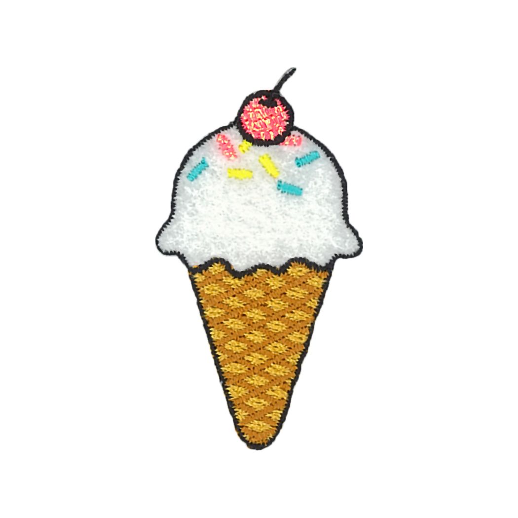 【ワッペン】アイロンパッチ アイスクリーム