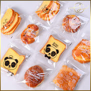 【3種】パン 透明OPP袋 ブレッド ベーキング テープ付き ギフト袋 ラッピング袋 包装 梱包材