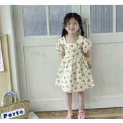 ワンピース 可愛い 子供服 韓国子供服 デザイン感  2023新作 女の子 半袖 80cm-130cm