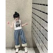 韓国風子供服  カジュアル  キッズ  ボトムス ジーンズ 子供服 ベビー服  子供服 パンツ