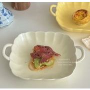写真道具   お皿   撮影用    ins   朝食皿    陶器食器   9インチ   デザート皿