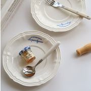 お皿   撮影道具    ins   朝食皿   韓国風   復古   デザート皿   食器   写真用