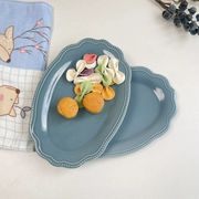写真道具   お皿   撮影用    ins   朝食皿   食器   シンプル   陶器皿