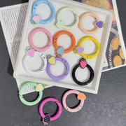 新入荷 キーホルダー金具   ハンドメイド キーリング アクセサリー DIY 手芸用品