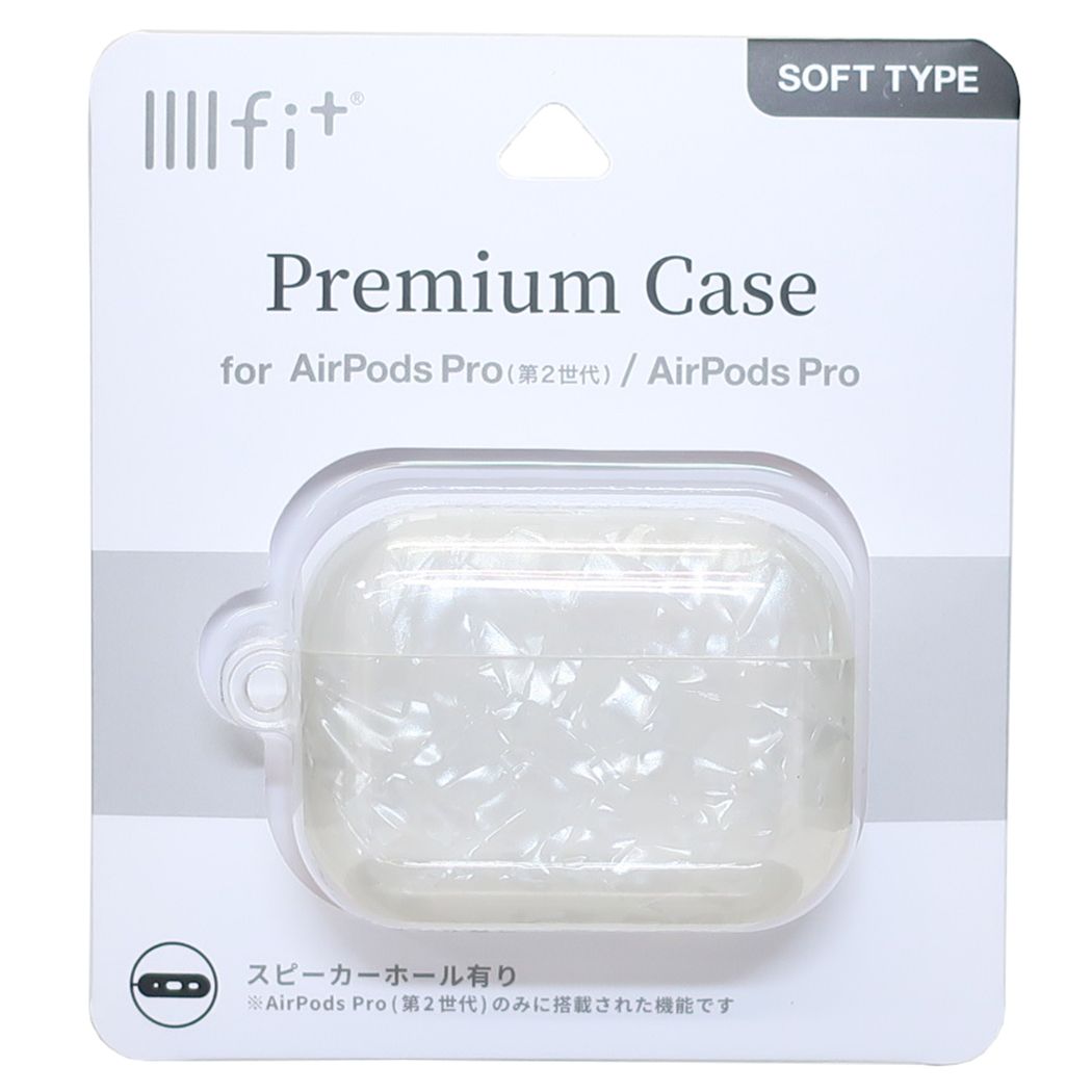 【イヤホン】IIIIfit AirPods Pro 第2世代 対応 プレミアムケース シェル