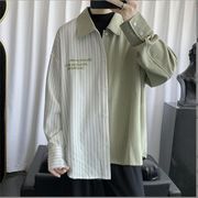 韓国風  シャツ　長袖シャツ　春の新しい　カジュアルシャツ　ファッションシャツ★M-3X
