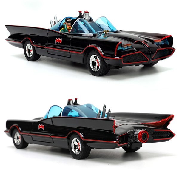 1:24 1966 CLASSIC TV Series BATMOBILE W/4 FIGURES【バット