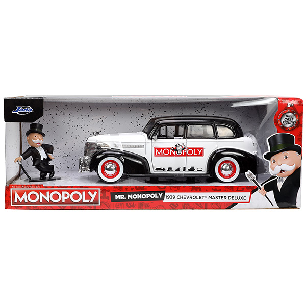 1:24 MONOPOLY 1939 CHEVY MASTER DELUXE w/ MR. MONOPOLY【モノポリー