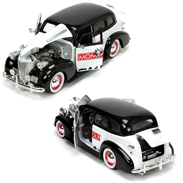 1:24 MONOPOLY 1939 CHEVY MASTER DELUXE w/ MR. MONOPOLY【モノポリー】ミニカー 有限会社  ステップス 問屋・仕入れ・卸・卸売の専門【仕入れならNETSEA】