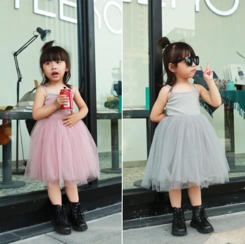 2023夏人気   韓国風子供服   キッズ   ベビー服   プリンセス  ワンピース  トップス  袖なし 女の子 4色