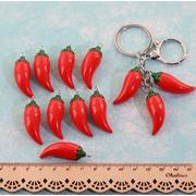 唐辛子  ペンダント  デコパーツ   アクリルパーツ   手芸diy用デコレーション   手作り  DIY