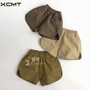 夏人気 韓国風子供服   ズボン   パンツ    男女兼用   ショートパンツ  カジュアル   3色
