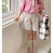 2023超人気新作 韓国風子供服  ベビー服  ショートパンツ  女の子  子供ズボン カジュアル