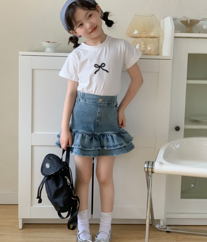 ショップ 子供 服 デニム スカート