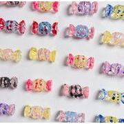 DIY素材   手作り キャンディー  ビーズ   手芸diy用  イヤリング    貫通穴  手芸材料 7色