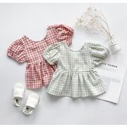 夏 韓国風子供服   ブラウス   トップス かわいい  半袖   ベビー服  キッズ2色