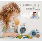 ロケット おもちゃ 木製玩具  韓国風   知育玩具   子供用品   木質おもちゃ   撮影道具   贈り物  遊び用