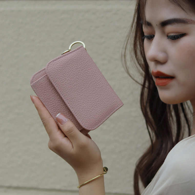 韓国風 人気  レディース   パスケース  財布  本革  ミニ財布  小銭入れ  カード入れ  ファッション 9色