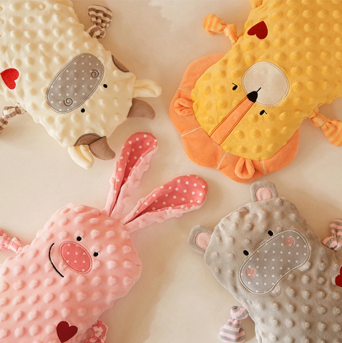 ベビー用品   赤ちゃん   ベビー寝かしつけ用   動物   おもちゃ   噛み   寝具  眠り   ぬいぐるみ  4色