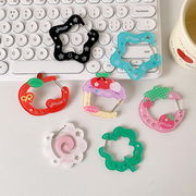 カラビナ　アクリル　手芸DIY アクセサリー材料　チャーム　キーホルダーパーツ　ハンドメイド