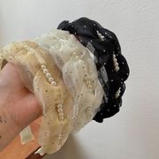 上品 ハンドメイドヘアアクセサリー  カチューシャ ヘアアレンジ