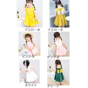 子供ワンピース 女の子 春夏 ワンピース  韓国子供服 キッズ用 90-130cm ワンピースドレス