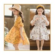 夏商品 子供服 キッズ 子供 女の子 ワンピース 半袖 スカート おでかけ お嬢様 オシャレ