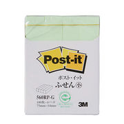 【10個セット】 3M Post-it ポストイット 再生紙 ふせん小 グリーン 3M-5
