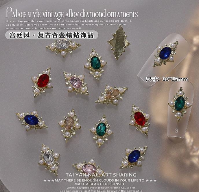 ネイルパーツ手芸材料 アクセサリーパーツ クモ デコ素材貼り付けパーツ 合金 DIY装飾品 デコパーツ