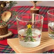 人気   カップ マグカップ  ガラスカップ ビール  撮影道具 クリスマス クリスマスツリー ジュースカップ