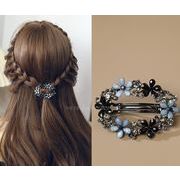 2024 INS  韓国風 レディース    髪飾り 花柄 ヘアピン    ヘアアクセサリー2色
