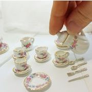 茶器のミニサイズ  雑貨 模型  インテリア置物  ミニチュア  ジュース  撮影道具 モデル デコレーション