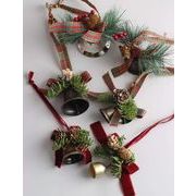 クリスマス  手芸 DIY 材料  松ぼっくり    鈴  オーナメント 吊り飾り  飾り クリスマスツリー 撮影道具