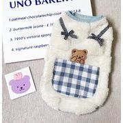 秋冬  ペット服 ペット用品  ふわふわ 裹起毛  保温   犬服    ネコ雑貨    猫犬兼用 超可愛い