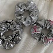 レディース   シュシュ韓国風髪飾り可愛い ヘアアクセサリーヘアゴム ヘアピン 3色