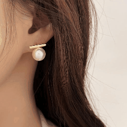シルバー925 真珠  韓国風  レディース  耳飾り アクセサリー    ファッション イヤリング   ピアス 2色
